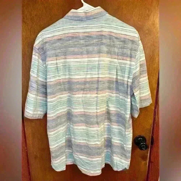 Victory Sportswear Men’s Cotton Button Up Short Sleeve - Picture 3 of 3